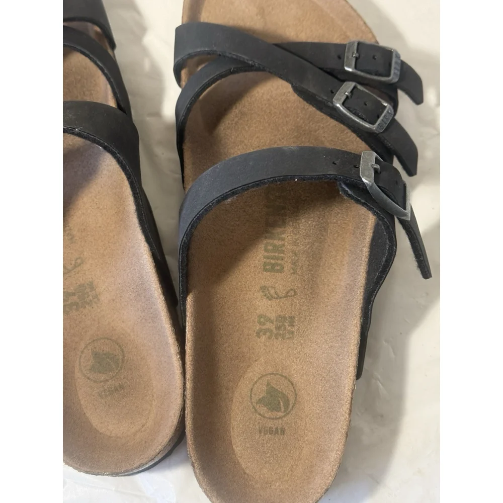 Birkenstock Franca Vegan Sandal Size 9 black_13
